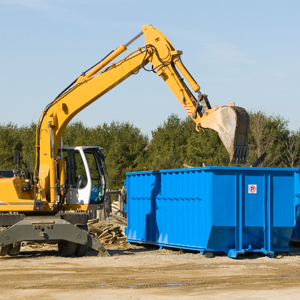 are there any restrictions on where a residential dumpster can be placed in South Plainfield